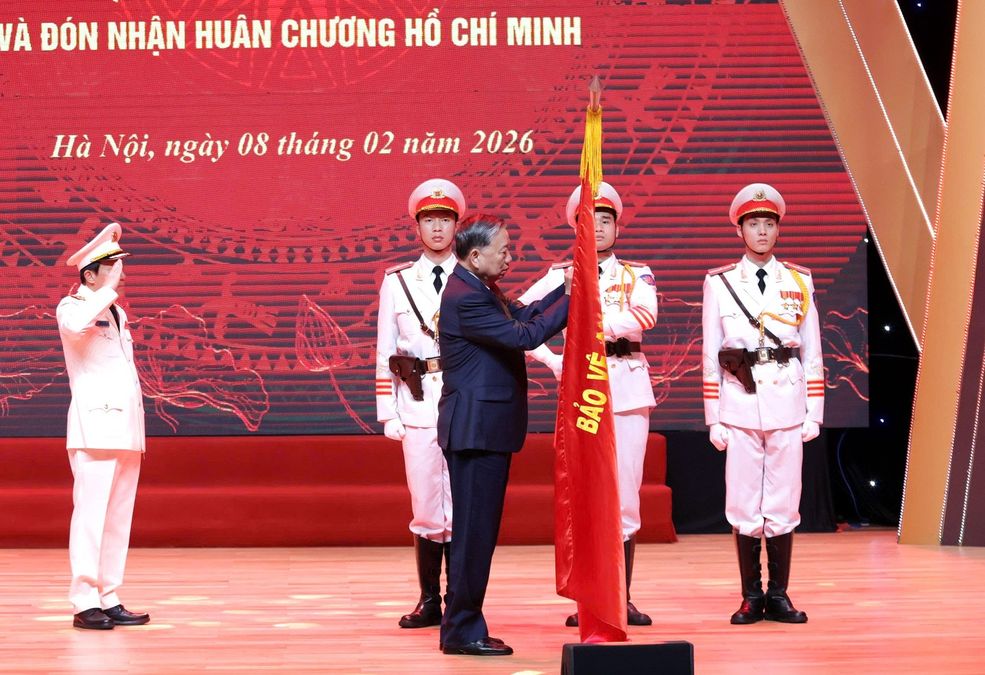 Lực lượng Tình báo Công an nhân dân đón nhận Huân chương Hồ Chí Minh