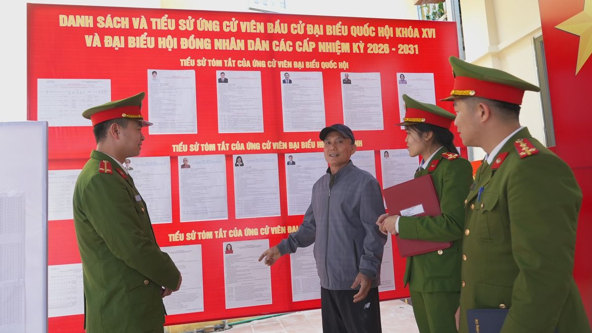 Công an tỉnh Cao Bằng chủ động bảo đảm an ninh, an toàn cuộc bầu cử