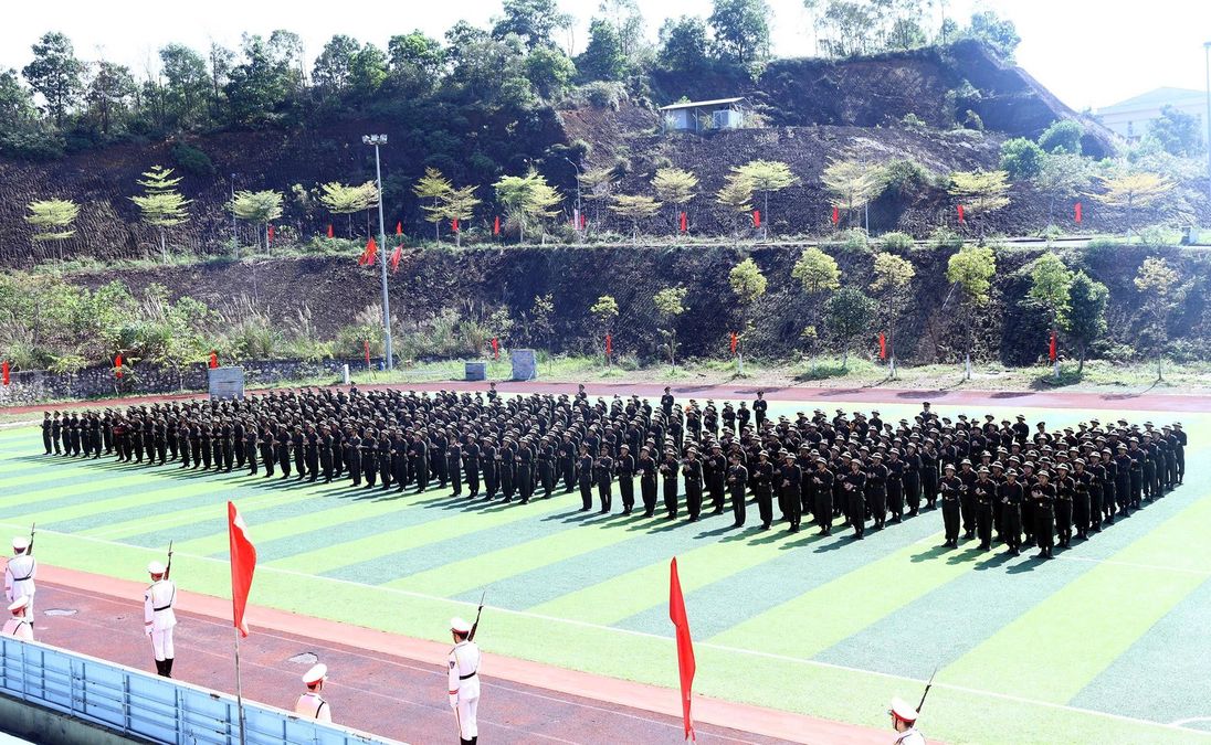 465 chiến sĩ nghĩa vụ Cảnh vệ bắt đầu hành trình rèn luyện