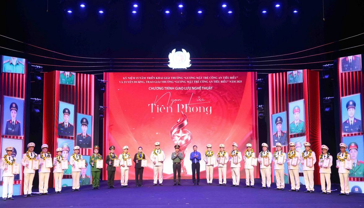 Tuyên dương 20 Gương mặt trẻ Công an tiêu biểu năm 2025