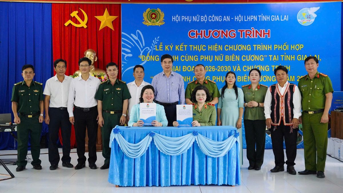 Hội Phụ nữ Bộ Công an đồng hành cùng phụ nữ biên cương