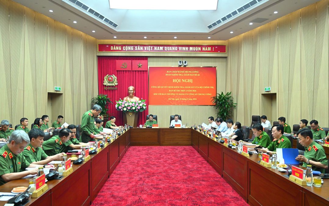 Công bố Quyết định kiểm tra, giám sát của Bộ Chính trị, Ban Bí thư Đợt 2 năm 2026 đối với Ban Thường vụ Đảng ủy CATW