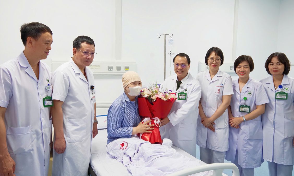 Bệnh viện 19-8: Ghép tủy giành sự sống cho bệnh nhân u lympho từng 'trắng' miễn dịch