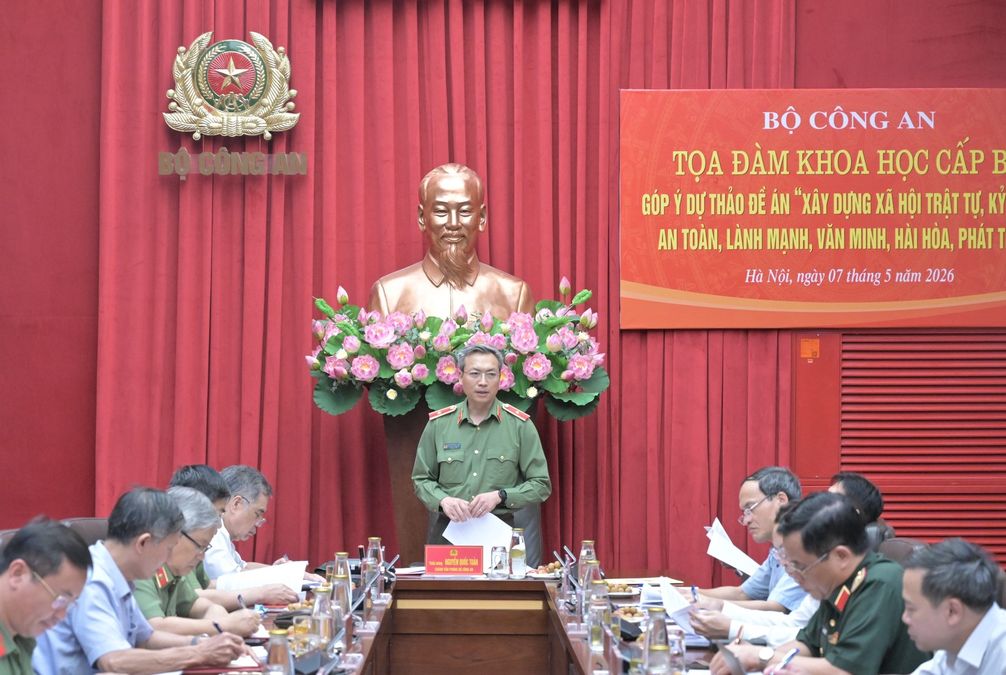 Tọa đàm khoa học cấp Bộ góp ý dự thảo Đề án “Xây dựng xã hội trật tự, kỷ cương, an toàn, lành mạnh, văn minh, hài hòa, phát triển”