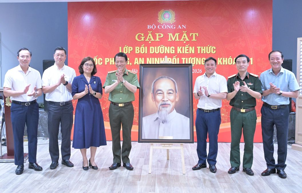 Bộ Công an gặp mặt học viên Lớp bồi dưỡng kiến thức Quốc phòng, An ninh đối tượng 1, Khóa 101