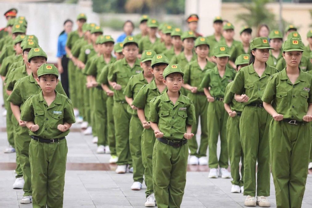 Khai mạc Trại hè “Học làm chiến sĩ Công an” Khóa 1 năm 2026
