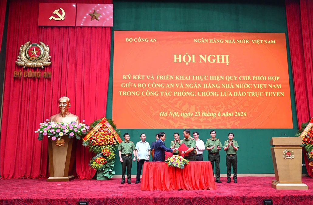Bộ Công an và Ngân hàng Nhà nước Việt Nam ký kết Quy chế phối hợp trong công tác phòng, chống lừa đảo trực tuyến