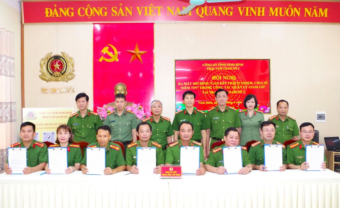 Ninh Bình: Ra mắt mô hình dân vận khéo “Gắn kết trách nhiệm, chia sẻ niềm tin”trong công tác quản lý giam giữ