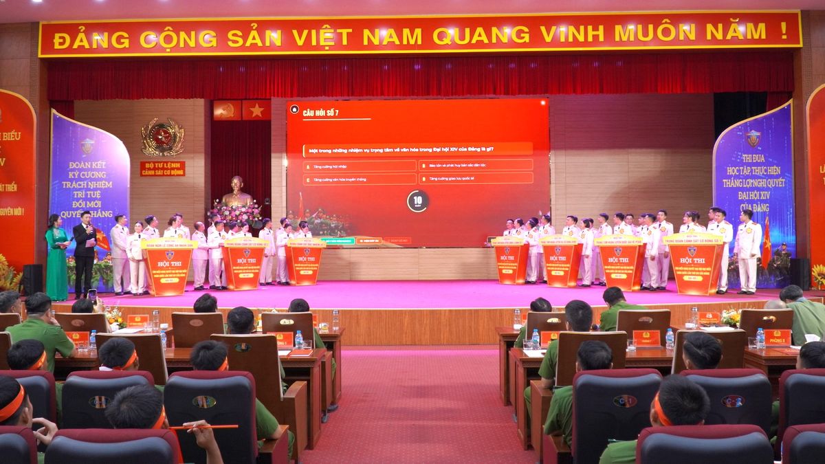 Bộ Tư lệnh Cảnh sát cơ động lan tỏa tinh thần học tập và thực hiện Nghị quyết Đại hội XIV của Đảng