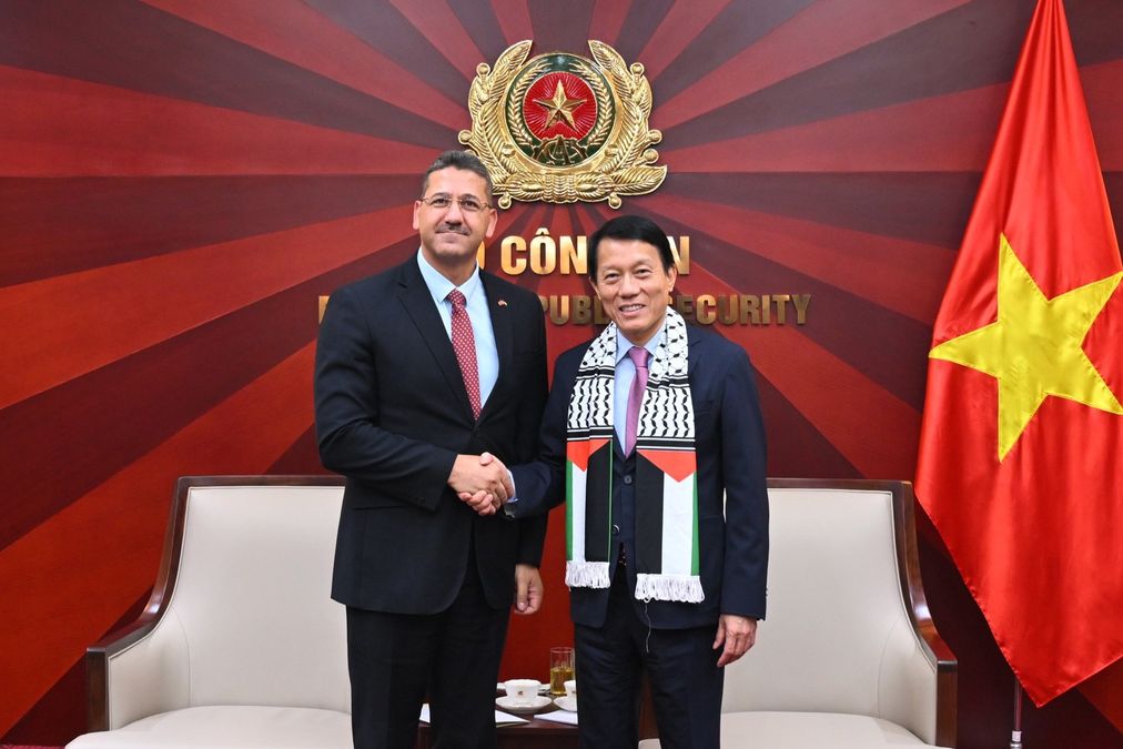 Củng cố hợp tác an ninh, thực thi pháp luật giữa Việt Nam và Palestine