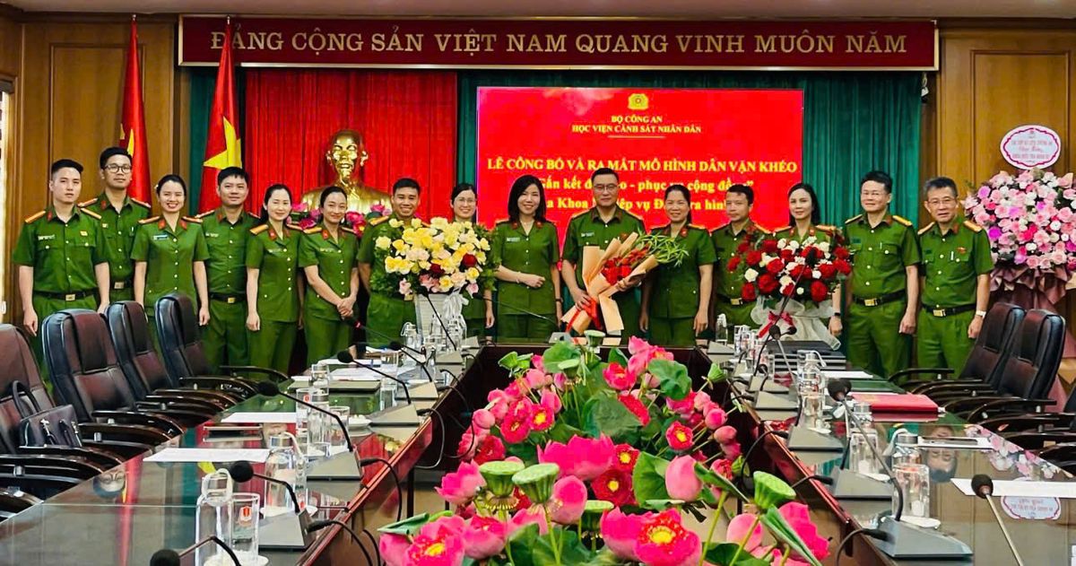 Học viện Cảnh sát nhân dân ra mắt mô hình dân vận khéo “Gắn kết đào tạo – phục vụ cộng đồng”