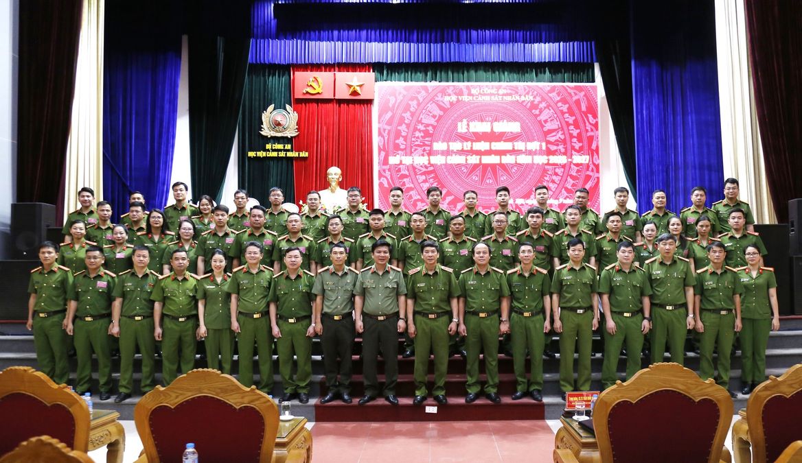 Học viện Cảnh sát nhân dân khai giảng các lớp đào tạo lý luận chính trị đợt 1 năm 2026