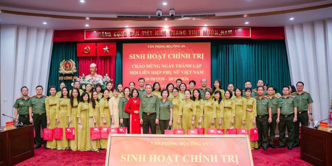 Hội Phụ nữ Văn phòng Bộ Công an tổ chức nhiều hoạt động ý nghĩa nhân Ngày Phụ nữ Việt Nam