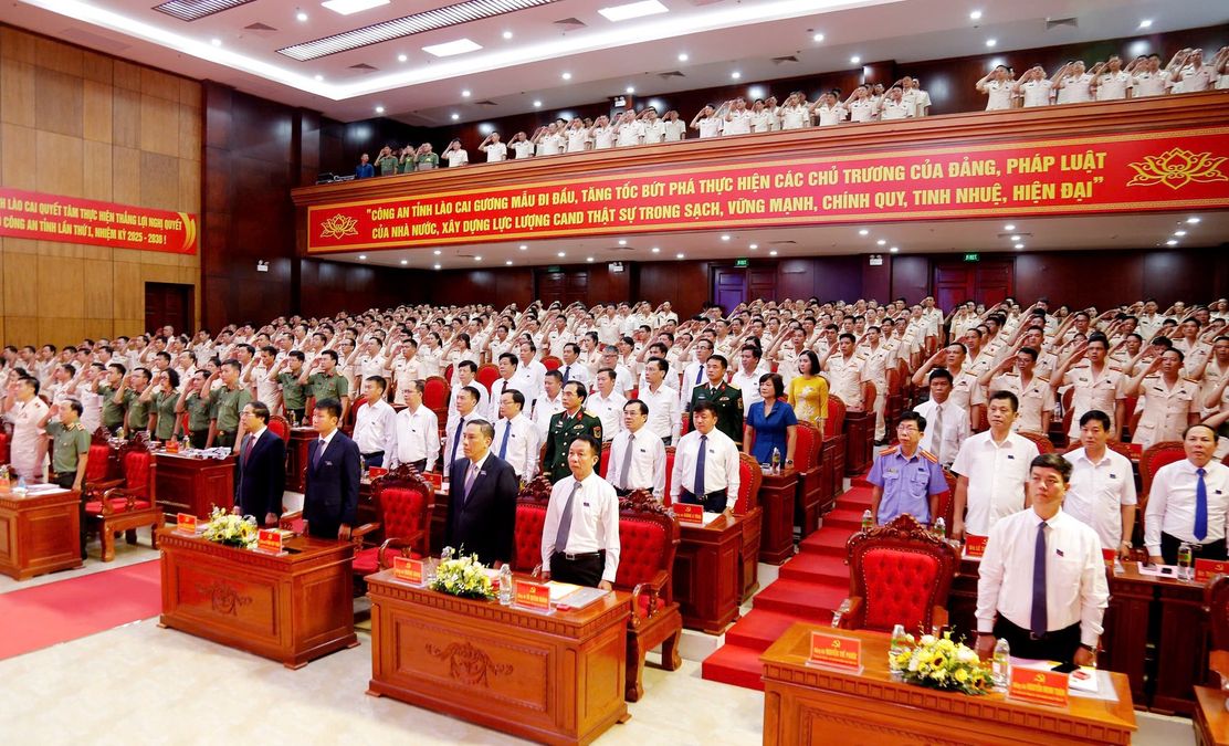 Đại hội đại biểu Đảng bộ Công an tỉnh Lào Cai lần thứ I, nhiệm kỳ 2025 - 2030
