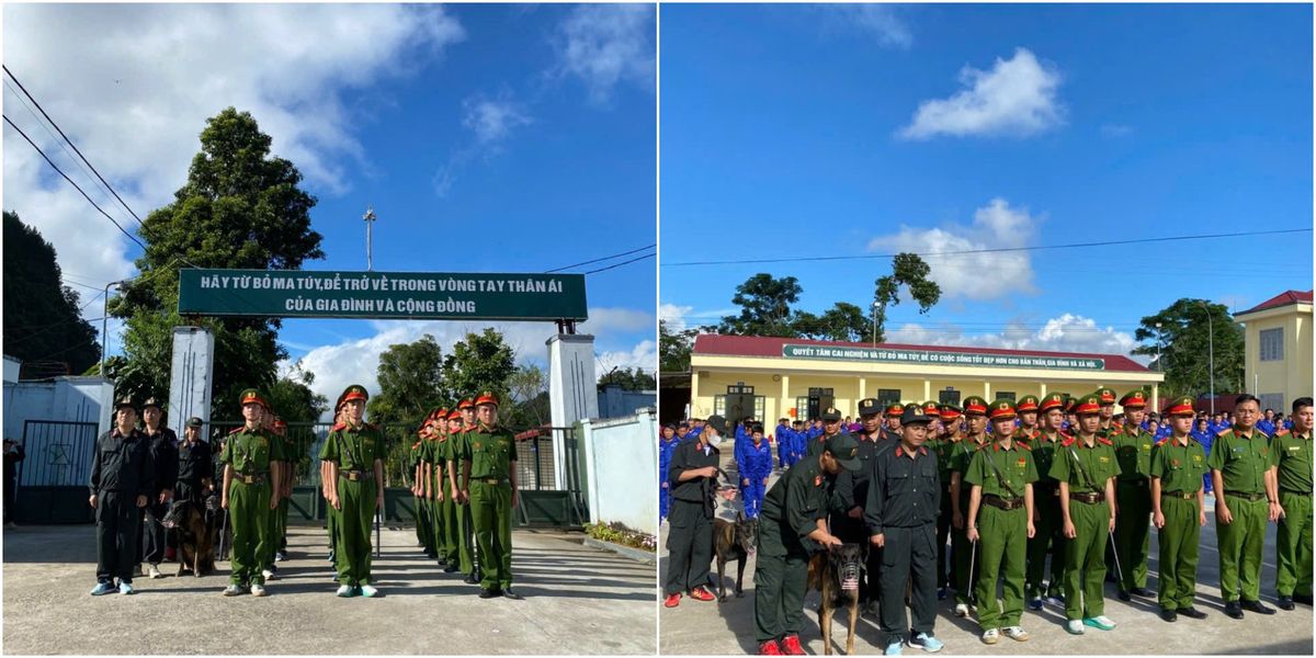 Lai Châu: Tuần tra vũ trang, bảo đảm an ninh trật tự nhân dịp 2/9 tại Cơ sở Cai nghiện ma túy tỉnh