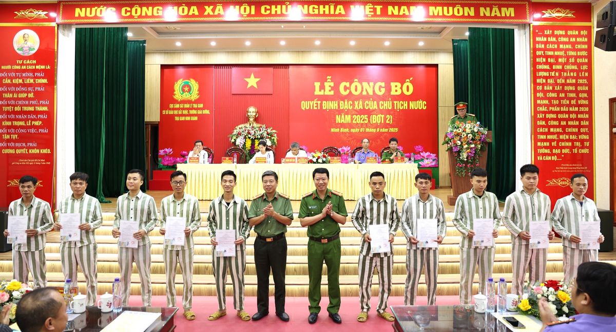Đặc xá dịp Quốc khánh 2/9: Hân hoan niềm vui làm lại cuộc đời, khép lại quá khứ lầm lỗi