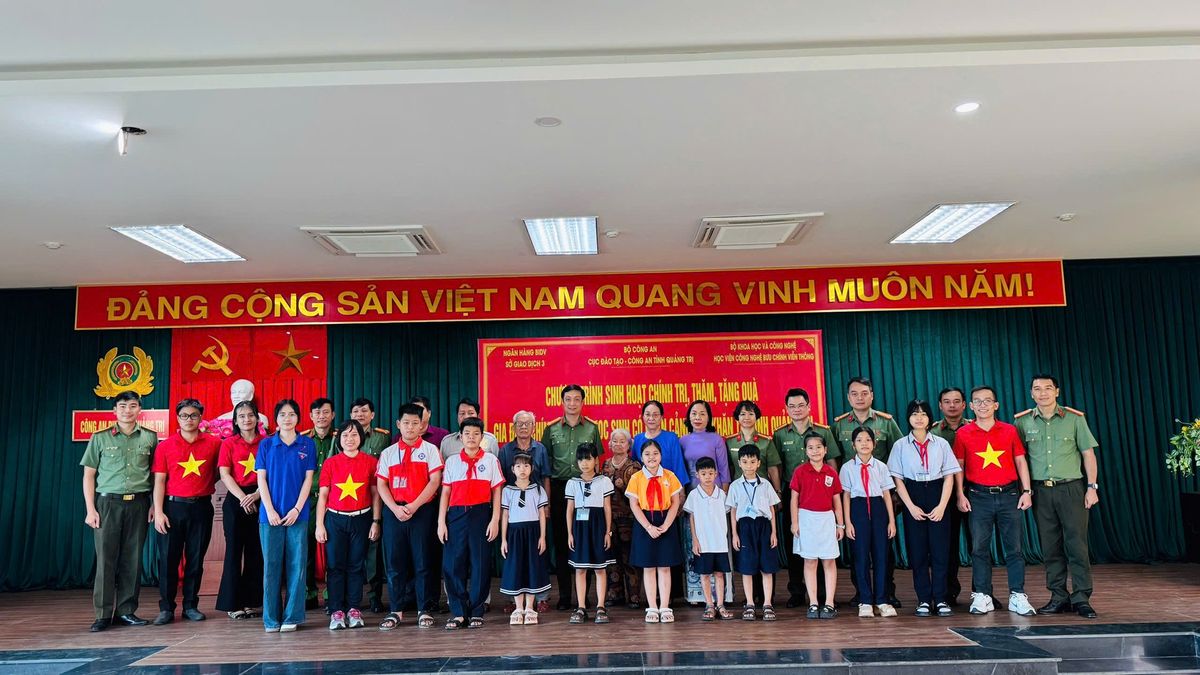 Cục Đào tạo tổ chức chương trình sinh hoạt chính trị với nhiều hoạt động ý nghĩa tại Quảng Trị