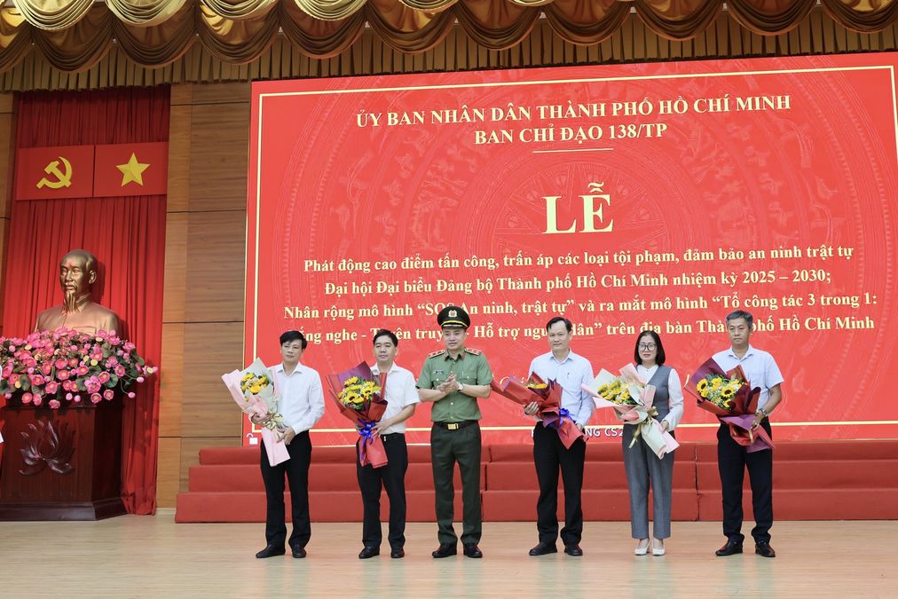 Công an Thành phố Hồ Chí Minh phát động cao điểm trấn áp tội phạm, bảo đảm an ninh, an toàn Đại hội đại biểu Đảng bộ Thành phố nhiệm kỳ 2025 - 2030