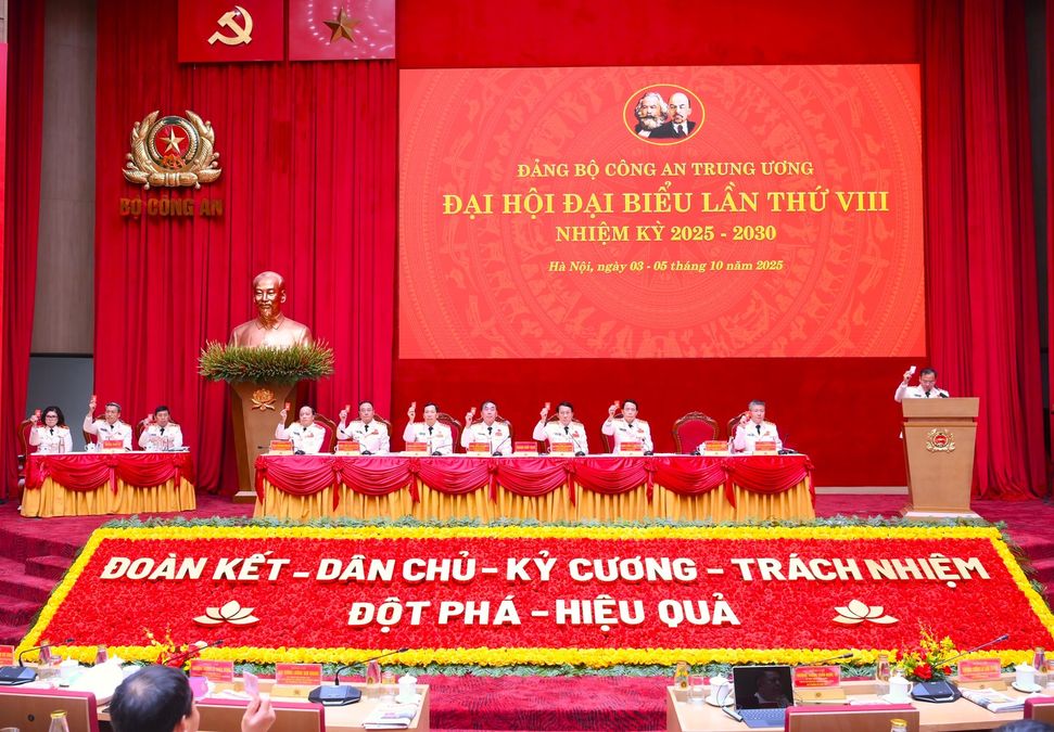 Một số hình ảnh về Phiên trù bị Đại hội đại biểu Đảng bộ Công an Trung ương lần thứ VIII, nhiệm kỳ 2025 - 2030