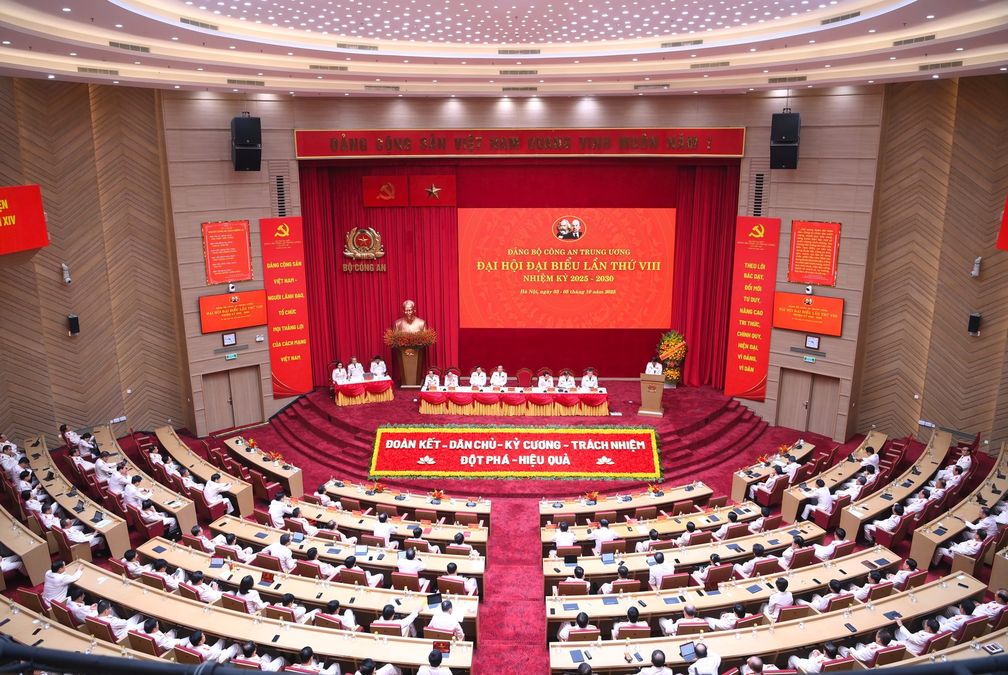 Bế mạc Đại hội đại biểu Đảng bộ Công an Trung ương lần thứ VIII, nhiệm kỳ 2025 - 2030
