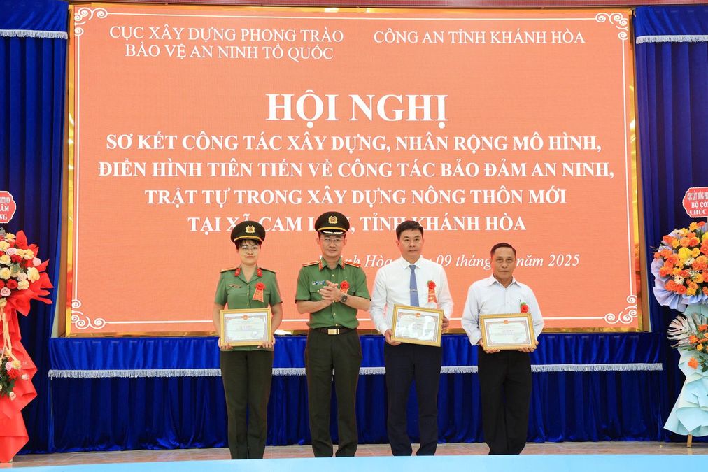 Khánh Hòa: Sơ kết công tác xây dựng, nhân rộng mô hình, điển hình tiên tiến về bảo đảm ANTT trong xây dựng nông thôn mới
