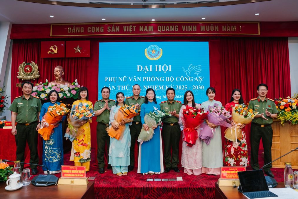 Đại hội đại biểu Phụ nữ Văn phòng Bộ Công an lần thứ VII, nhiệm kỳ 2025 – 2030