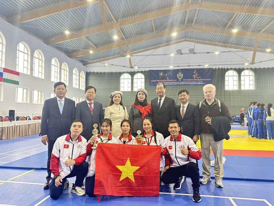 Thể thao Công an nhân dân giành Huy chương Vàng tại Giải Võ thuật phức hợp quốc tế lần thứ XXII