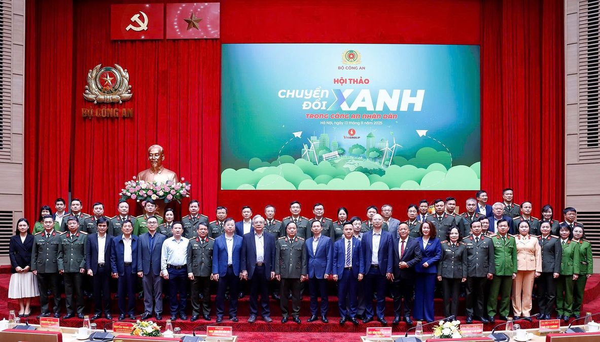 Lực lượng Công an nhân dân tiên phong trong thực hiện chuyển đổi xanh, góp phần xây dựng đất nước phát triển bền vững