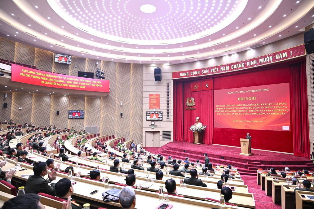 Tổng kết công tác kiểm tra, giám sát, kỷ luật Đảng nhiệm kỳ 2020-2025 trong Đảng bộ Công an Trung ương