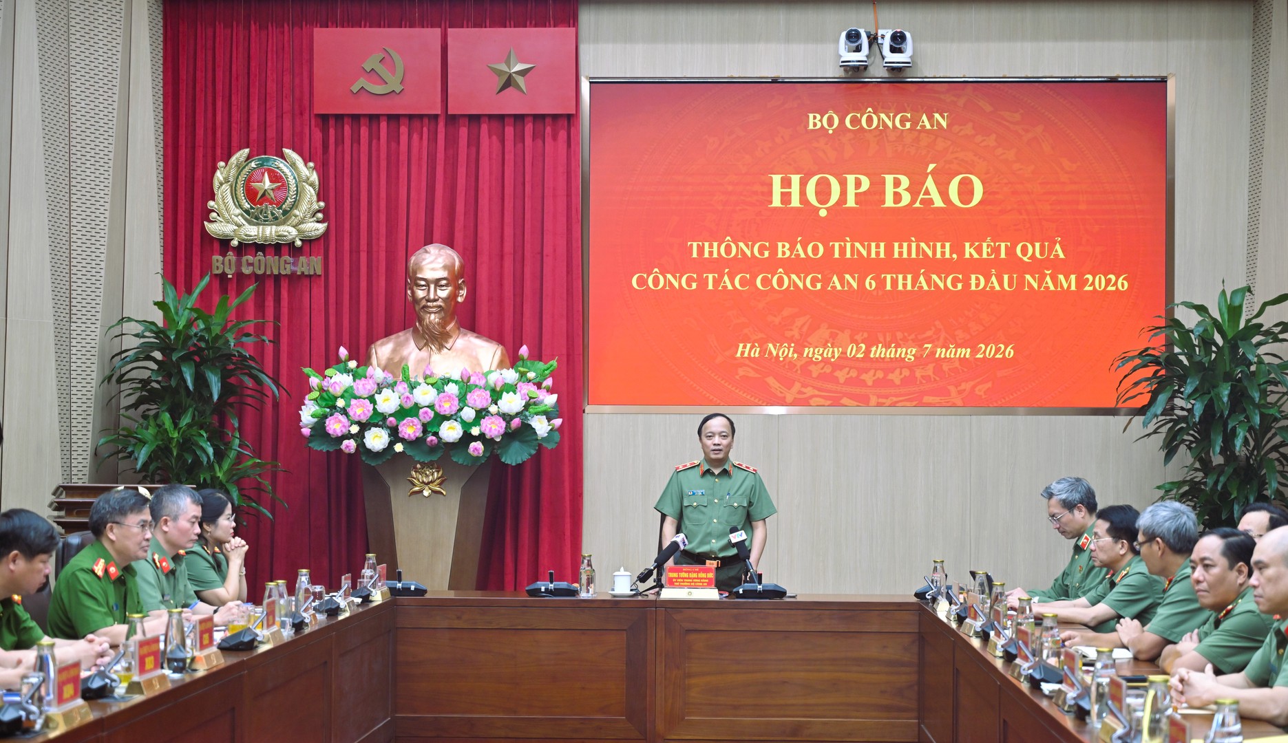 Bộ Công an họp báo thông tin kết quả công tác công an 6 tháng đầu năm