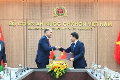 Mở rộng không gian hợp tác giữa Bộ Công an Việt Nam và Hội đồng An ninh Belarus