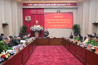 Họp báo thông báo tình hình, kết quả công tác công an năm 2025