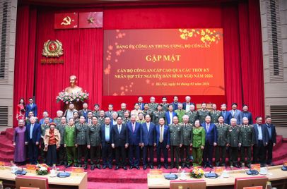 Đảng ủy Công an Trung ương, Bộ Công an gặp mặt cán bộ Công an cấp cao qua các thời kỳ tại thành phố Hà Nội