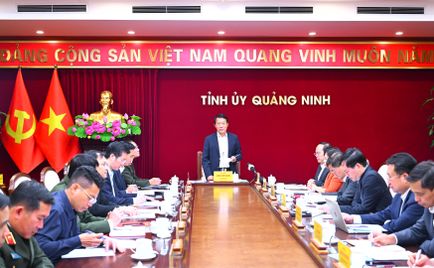 Công bố Quyết định kiểm tra, giám sát của Bộ Chính trị, Ban Bí thư đối với Ban Thường vụ Tỉnh ủy Quảng Ninh