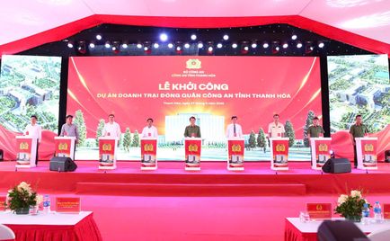 Khởi công xây dựng Doanh trại đóng quân Công an tỉnh Thanh Hoá