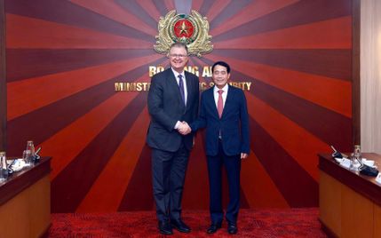 Thứ trưởng Lê Quốc Hùng tiếp lãnh đạo Công ty The Asia Group (Hoa Kỳ)