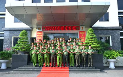 Thứ trưởng Lê Quốc Hùng thăm và làm việc với Trường Cao đẳng Cảnh sát nhân dân I