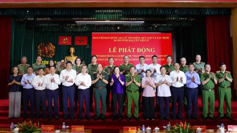Triển khai cao điểm thu nhận mẫu sinh phẩm ADN thân nhân liệt sĩ chưa xác định thông tin trên toàn quốc