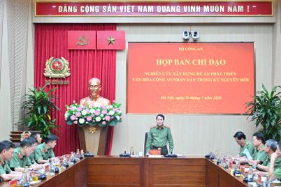 Phiên họp thứ nhất Ban Chỉ đạo nghiên cứu, xây dựng Đề án phát triển văn hóa Công an nhân dân trong kỷ nguyên mới