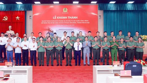 Khánh thành Dự án thành phần số 1 mở rộng Trụ sở Bộ Công an, số 47 Phạm Văn Đồng, thành phố Hà Nội
