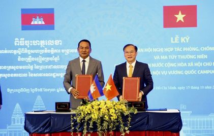 Việt Nam, Campuchia tăng cường hợp tác phòng, chống ma túy