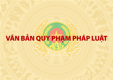 Văn bản quy phạm pháp luật liên quan công tác công an được ban hành và tổ chức lấy ý kiến trong tháng 8/2025