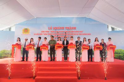 Khánh thành Trung tâm chỉ huy Công an tỉnh Quảng Ngãi