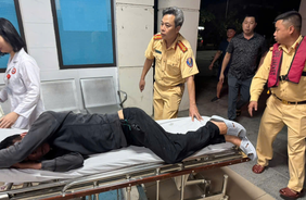 Cảnh sát giao thông Quảng Ninh kịp thời cứu nạn các ngư dân gặp nạn trên biển gần đảo Cô Tô