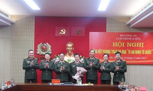 Cụm thi đua số 6 tổng kết phong trào thi đua “Vì an ninh Tổ quốc” năm 2025