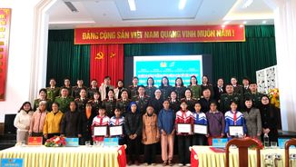 Hội Phụ nữ Cụm thi đua số 3 Bộ Công an đồng hành cùng phụ nữ biên cương tại tỉnh Cao Bằng