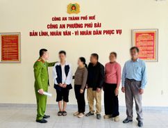 Công an phường Phú Bài, thành phố Huế giải cứu thành công nạn nhân trong vụ “bắt cóc online”