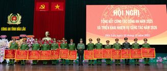 Công an tỉnh Đắk Lắk tổ chức Hội nghị tổng kết công tác Công an năm 2025