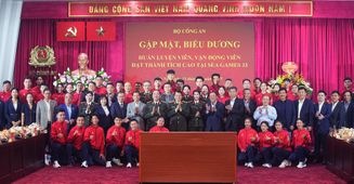 Vinh danh huấn luyện viên, vận động viên thể thao Công an nhân dân đạt thành tích cao tại SEA Games 33