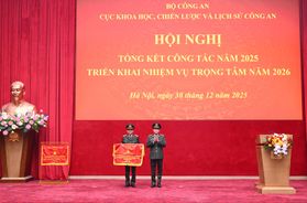Tiếp tục đẩy mạnh công tác khoa học, chiến lược và lịch sử Công an